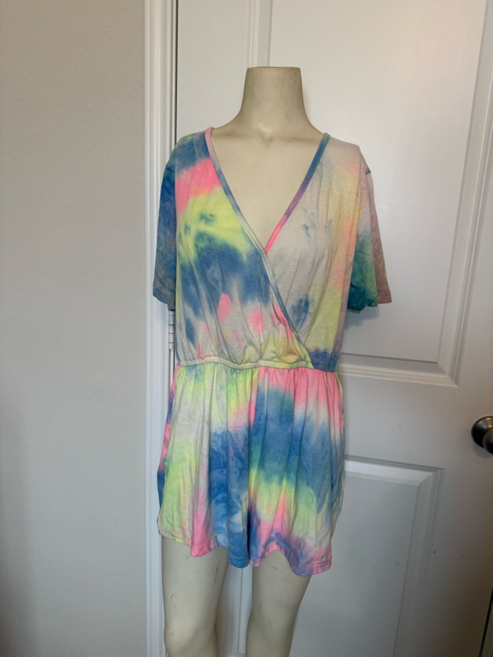 Shein Pastel Tie-Dye Romper